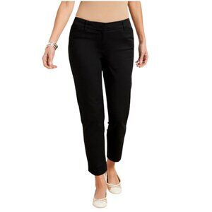 Talbots Perfect Crop Curvy Black Pants, 12